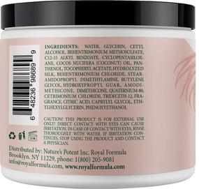 img 3 attached to 🥥 ROYAL FORMULA - Coconut Oil Hair Mask Deep Conditioner & Hydrating Hair Treatment - Repairs Dry Damaged, Color Treated & Bleached Hair - Hydrates & Stimulates Hair Growth, 8 Oz