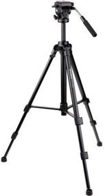 img 1 attached to 🎥 Magnus VT-300: Reliable Video Tripod with Fluid Head for enhanced stability and smooth panning