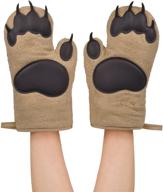 genuine fred oven mitts: embrace the playfulness of bear hands for optimum cooking comfort! logo