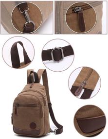 img 1 attached to Легкий холщовый рюкзак для женщин Rucksack