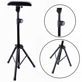 img 2 attached to 🦾 Foldable Tattoo Armrest with Adjustable Height - Enhance Studio Comfort with New Star Tattoo Arm Leg Rest Stand and Sponge Pad
