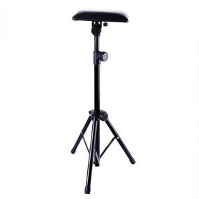 img 4 attached to 🦾 Foldable Tattoo Armrest with Adjustable Height - Enhance Studio Comfort with New Star Tattoo Arm Leg Rest Stand and Sponge Pad