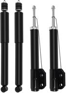 high performance front rear shocks for 1994-2004 ford mustang - eccpp struts, gas shocks, amortiguadores - pack of 4 - 235060 5968 71963 logo