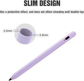 img 2 attached to 🖊️ Silicone Stylus Pen Case with Anti-Slip Sleeve and Type C Charging Port Compatibility