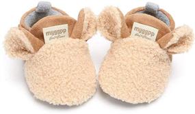 img 1 attached to 👶 LAFEGEN Infant Baby Slipper Stay On Non Slip Soft Sole Booties: Comfy Shoes for Newborns to Toddlers (0-18 Months)