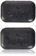 🧼 deep cleansing coal tar bar soap - 2 bars (110g each) | soap works logo