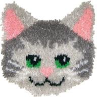 🐱 mcg textiles kitty huggables animal pillow latch hook kit logo