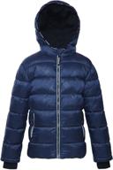 🧥 water resistant thickened quilted boys' clothing by rokka rolla in jackets & coats logo