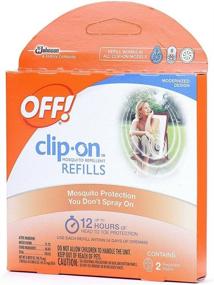 img 1 attached to 🦟 OFF! Clip-On Mosquito Repellent Refill, Compatible with All OFF! Brand Clip-On Repellent Units, Pack of 2