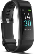 🌟 2021 new smart bracelet fitness tracker: blood pressure, heart rate, waterproof pedometer, calorie counter, sleep monitor for kids, women, and men logo
