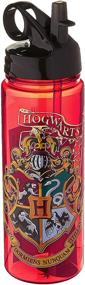 img 4 attached to 🧙 Warner Brothers Harry Potter Movie 1-8 Shield with Flag Tritan Water Bottle – 20-Ounces, Multicolor by Silver Buffalo