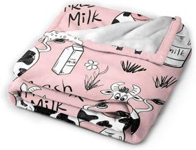 img 1 attached to Animals Blanket Lightweight Microfiber Bedroom