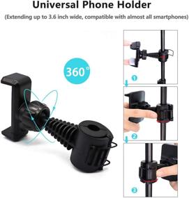 img 1 attached to 📸 Enhance Your Selfies with the 10.2 inch Selfie Ring Light & 63’’ Tripod Stand - Ideal for Live Streaming, Makeup, YouTube Videos, and TikTok! Compatible with All Phones!