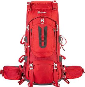 img 4 attached to 🎒 Ubon 50/60L Internal Frame Hiking Backpack - Camping Backpack for Men and Women with Rain Cover