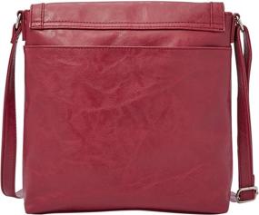 img 2 attached to 👜 Evie Flap Crossbody Handbag Purse for Women by Relic - Fossil Brand