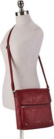 img 1 attached to 👜 Evie Flap Crossbody Handbag Purse for Women by Relic - Fossil Brand