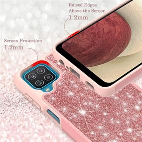 img 1 attached to Glitter Case For Samsung Galaxy A12 6 Cell Phones & Accessories