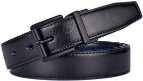 img 2 attached to Beltox Casual Reversible Leather Rotated Men's Accessories for Belts