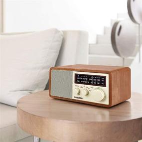 img 1 attached to 📻 Sangean RA50562 многоцветный AM и FM Bluetooth деревянный кабинетный радиоприемник - улучшен для SEO