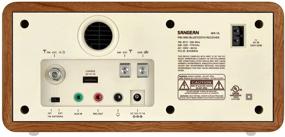 img 2 attached to 📻 Sangean RA50562 многоцветный AM и FM Bluetooth деревянный кабинетный радиоприемник - улучшен для SEO