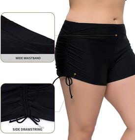 img 3 attached to 👙 ATTRACO Women's Swimwear: Stylish Tankini Boardshorts for Swimsuits & Cover Ups