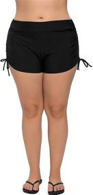 img 1 attached to 👙 ATTRACO Women's Swimwear: Stylish Tankini Boardshorts for Swimsuits & Cover Ups