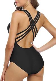 img 4 attached to Coastal Rose Swimsuit Swimwear Bathing