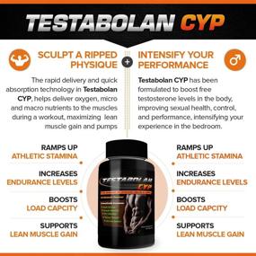 img 1 attached to 💪 Testabolan Cyp: Natural Testosterone Booster for Fat Loss, Muscle Definition, Skin Elasticity & Immunity