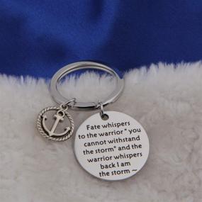 img 1 attached to Empowering FeelMEM Encouragement Keychain Unveils Inspirational Women's Jewelry