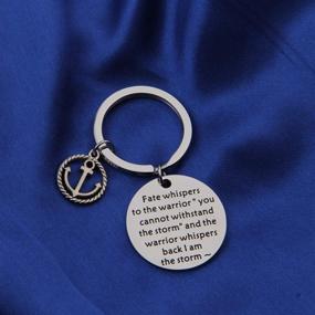 img 3 attached to Empowering FeelMEM Encouragement Keychain Unveils Inspirational Women's Jewelry