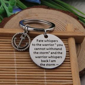img 2 attached to Empowering FeelMEM Encouragement Keychain Unveils Inspirational Women's Jewelry