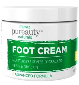 img 4 attached to 🦶 Pureauty Naturals' Foot Cream: A Moisturizing Solution for Dry Cracked Heels, Feet, and Calloused Skin - 6oz Dry Heel Balm Oil