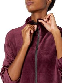 img 2 attached to 🧘 Luxurious Core 10 Women's Velvet Full-Zip Yoga Jacket for Ultimate Comfort