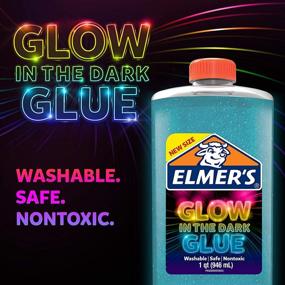 img 3 attached to Washable Blue Glow in The Dark Liquid Glue – 1 Quart Size, Perfect for Slime Making