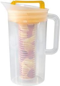 img 4 attached to 🍋 Primula Today Shake and Infuse Pitcher – Large and Innovative Infusion Chamber – Non-Toxic and Eco-friendly – 3 Quarts – Vibrant Yellow