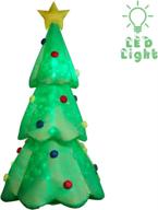 🎄 superjare 7 ft christmas inflatables tree - vibrant xmas decor for yard party & indoor/outdoor festivities! logo