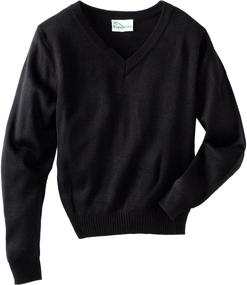 img 1 attached to 👕 Boys' Clothing: X Large Classroom Uniform Sleeve Sweater for Sweaters