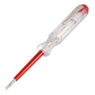 ⚡ uxcell voltage tester ac 100-500v with 3mm slotted screwdriver: precise circuit test, 140mm length, clear and red logo