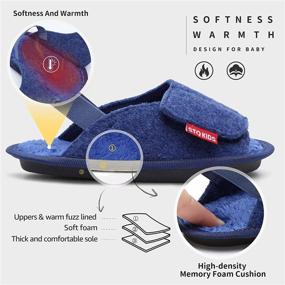 img 1 attached to 👟 Comfortable and Adjustable STQ KIDS Slippers for Boys - Lightweight Shoes