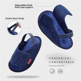 img 2 attached to 👟 Comfortable and Adjustable STQ KIDS Slippers for Boys - Lightweight Shoes