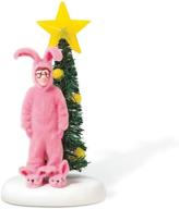 🎄 department 56 christmas story village: the pink nightmare accessory figurine for a whimsical holiday display logo
