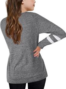 img 3 attached to Cute and Comfy: Apbondy Girls Heart Crewneck Sweatshirts for Casual Chic