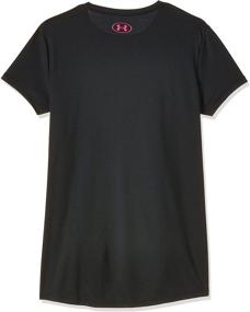 img 3 attached to Under Armour Sportstyle Short Sleeve T Shirt: Active Girls' Clothing at Its Finest