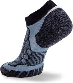 img 1 attached to 🧦 High-Performance Merino Wool Socks for Active Athletes – Moisture-Wicking, Low-Cut Cushioned Running Socks for Men, Women, and Youth