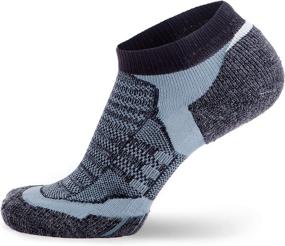 img 3 attached to 🧦 High-Performance Merino Wool Socks for Active Athletes – Moisture-Wicking, Low-Cut Cushioned Running Socks for Men, Women, and Youth