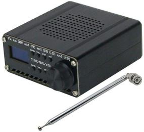 img 2 attached to 📻 Bulipu SI4732 All Band Full Frequency Radio Receiver - FM AM (MW and SW), SSB (LSB and USB) with Speaker, Antenna, Battery - Black