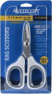 🧵 westcott 16108 crafting and quilting scissors for sewing logo