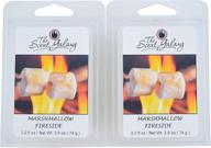 the scent galaxy marshmallow fireside wax melts - highly scented & long lasting - pure & natural - hand poured - 2 packs of 6 логотип