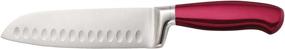 img 1 attached to Охранная плита Essencut Argentum Clear для ножа Santoku: элегантное 7-дюймовое лезвие из нержавеющей стали для максимальной точности