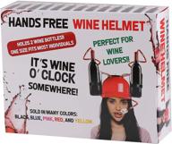 wine helmet gag gift box logo